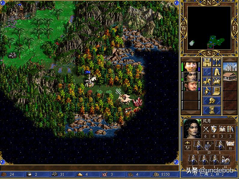 英雄无敌3打比蒙的图,英雄无敌3死亡阴影与深渊号角