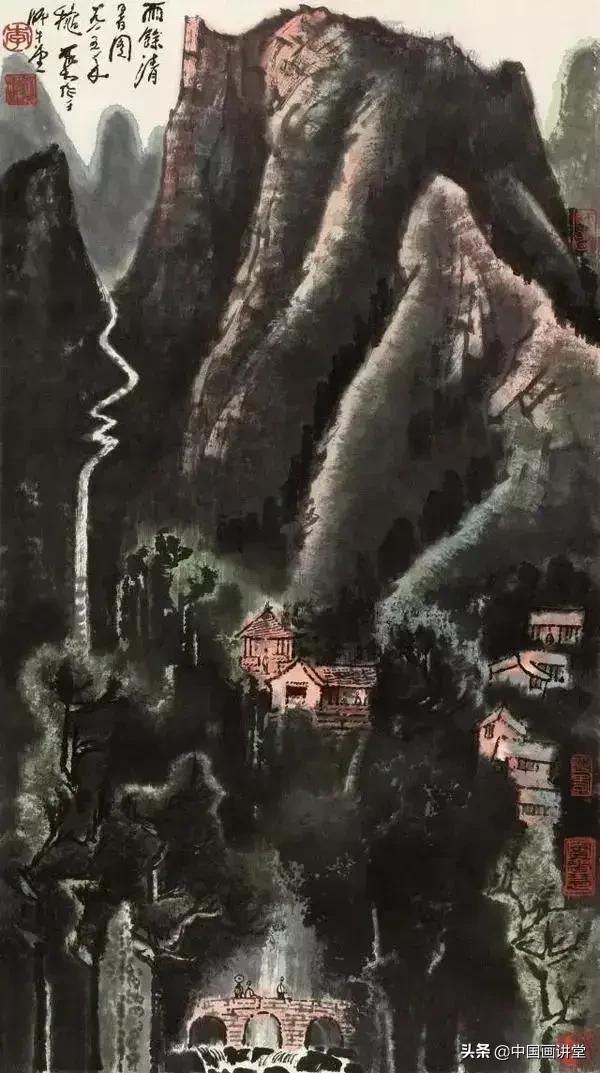 李可染大师解读山水画的技巧,山水画意境李可染讲解视频