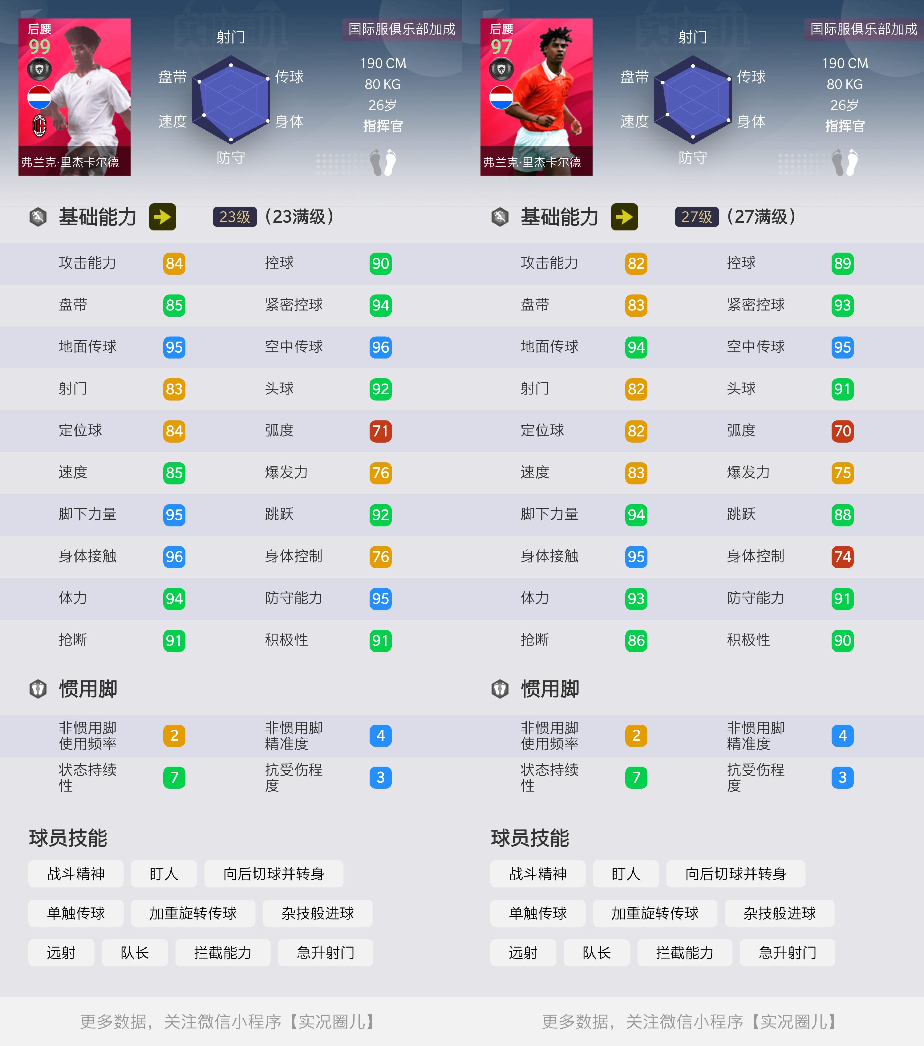 实况足球兰帕德时刻卡,实况足球各位置普卡推荐