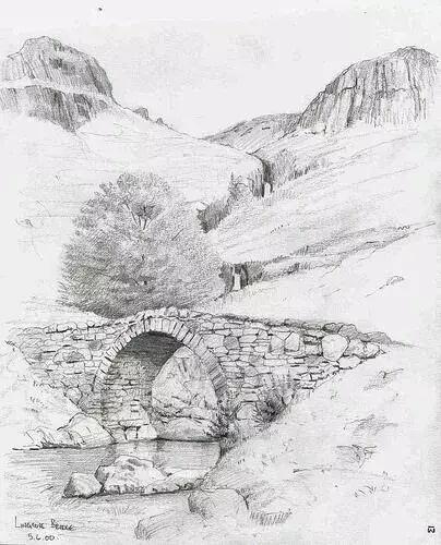 这些绝美的摄影每一张都值得珍藏,40张经典素描风景图快来临摹吧