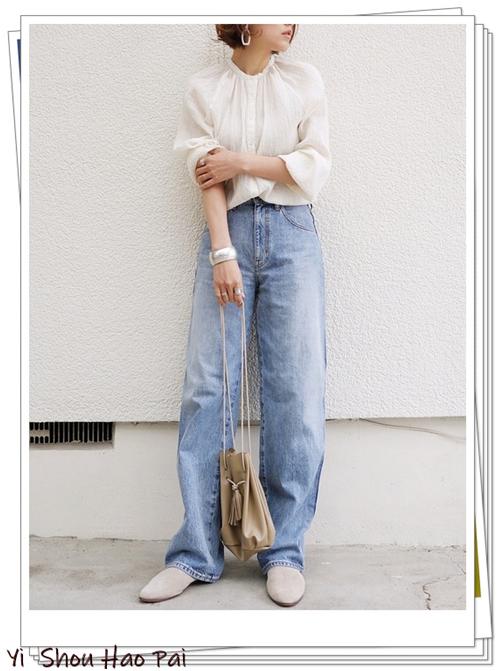 优衣库穿搭夏季女生阔腿裤,优衣库窄版阔腿纯棉女裤