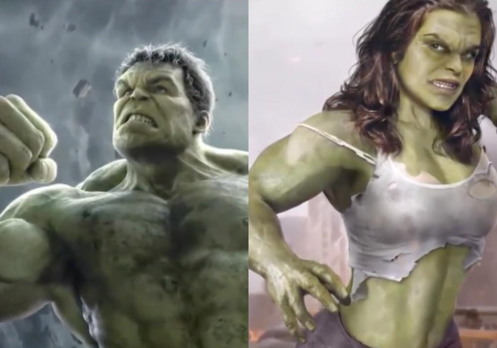 若超级英雄成“女人”，绿巨人破衣性感，猫女偷穿蝙蝠衣，傻眼了