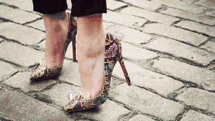 100元和500元的高跟鞋,100元的鞋和500元的鞋差距