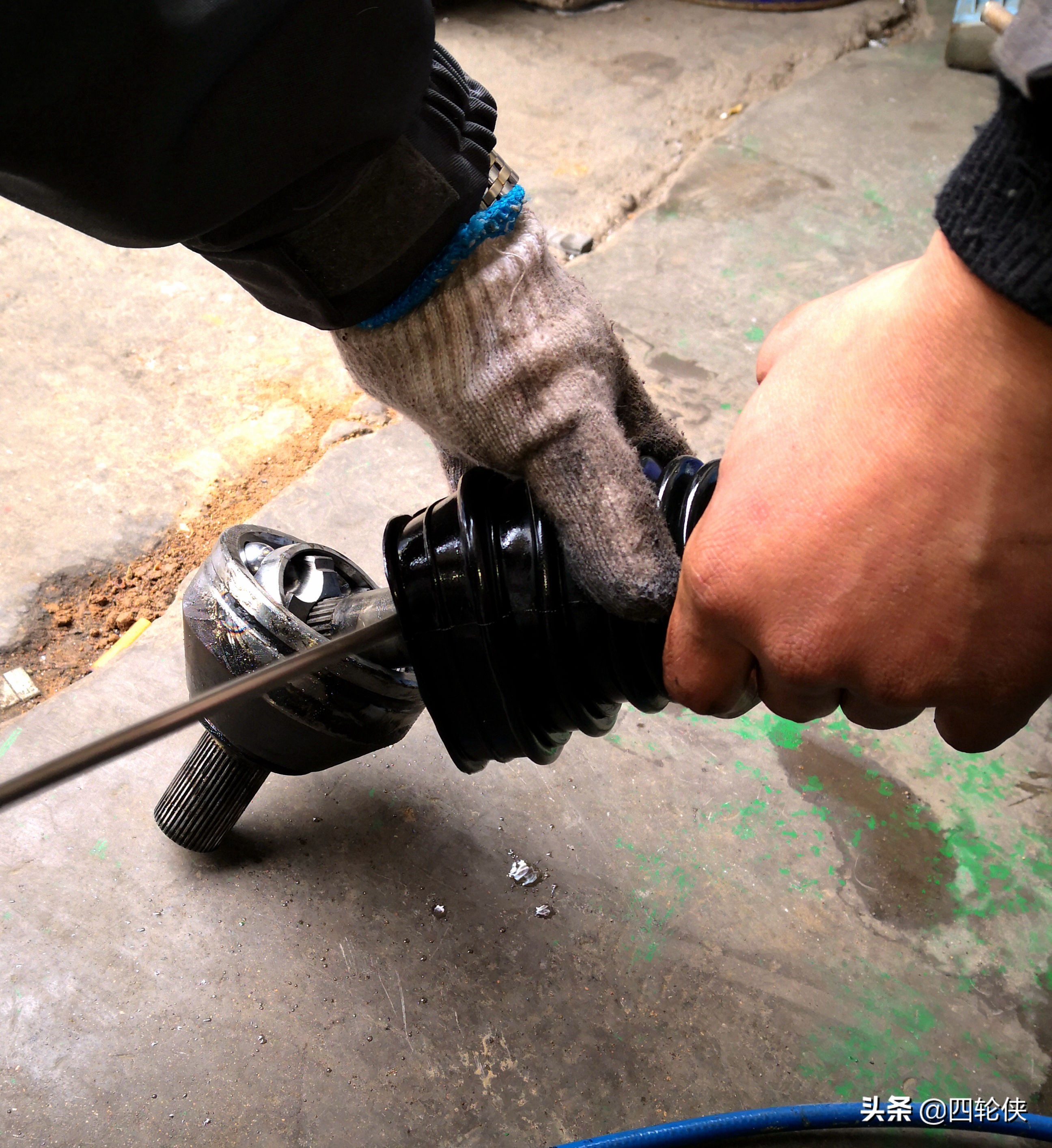 11款沃尔沃xc60外球笼套更换,沃尔沃xc60更换球笼套