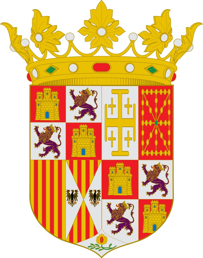 历史上的卢森堡国徽,历史上的西班牙国徽