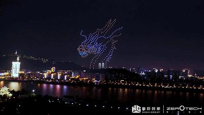 多台无人机简单编队表演,无人机编队飞行表演合集