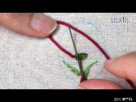 法式珠绣毛衣链手工教程,复古布刺绣毛衣链