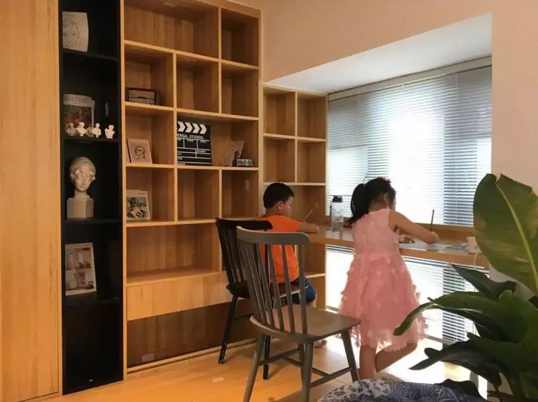 开放式小书房榻榻米,135平米书房榻榻米