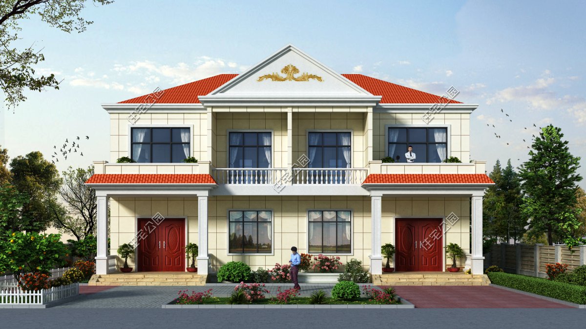 10套二层农村别墅图便宜又好看,50套农村二层别墅图纸及价格