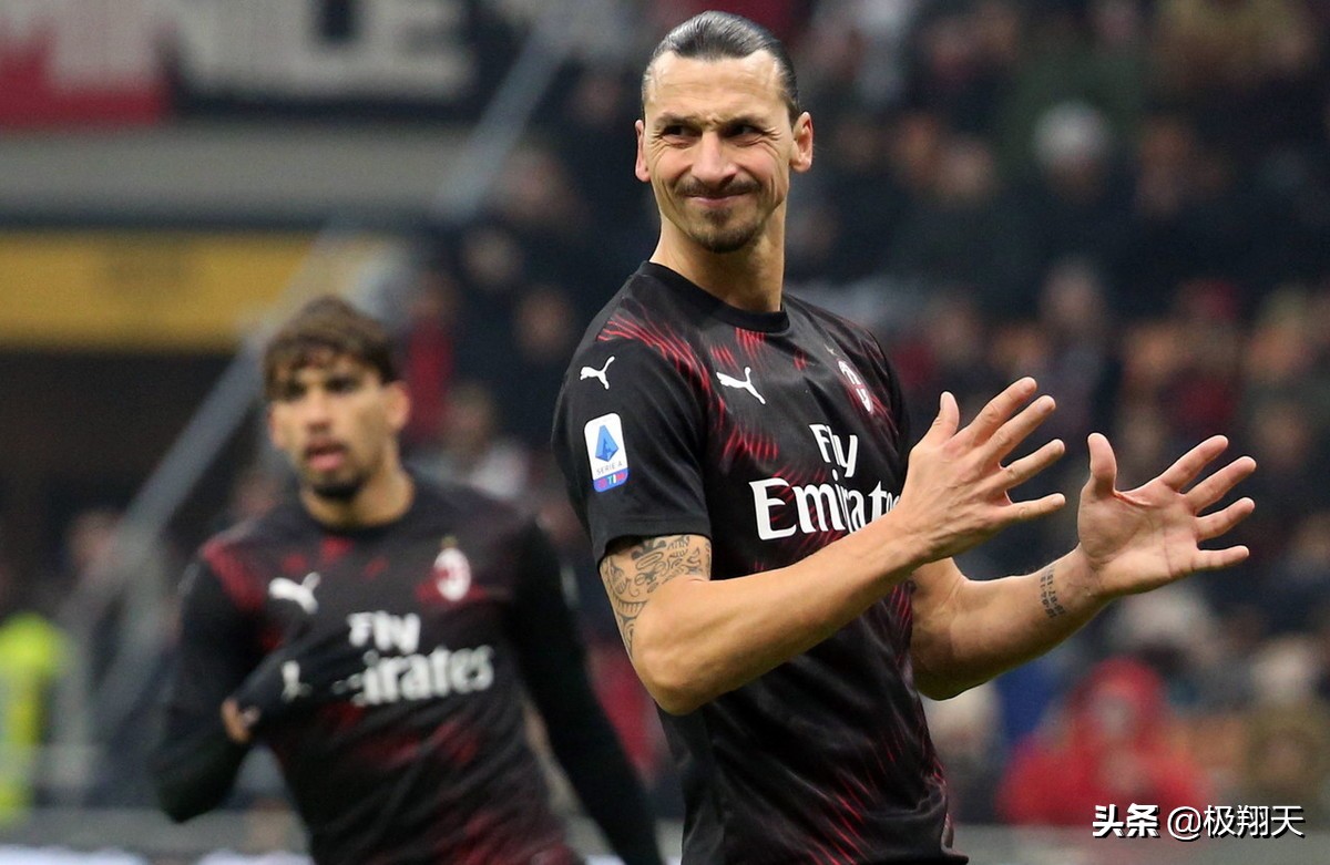 无人防守踢门柱,伊布二次回米兰表现