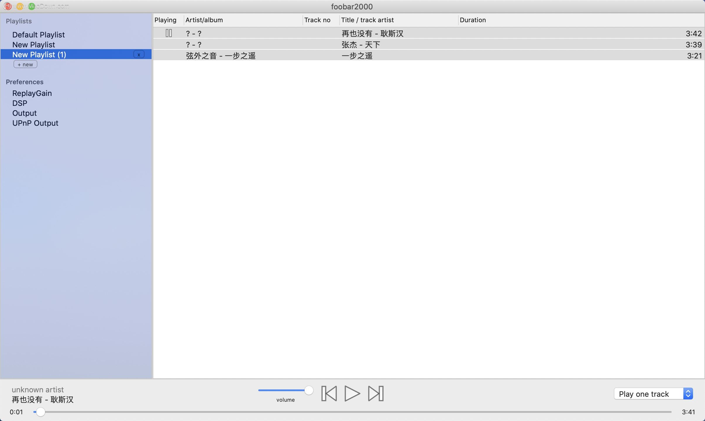 foobar2000formac,经典音乐*放播**器