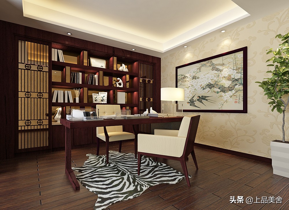深圳夫妻装修350平复式楼，成熟稳重的中式风，客厅效果太惊艳