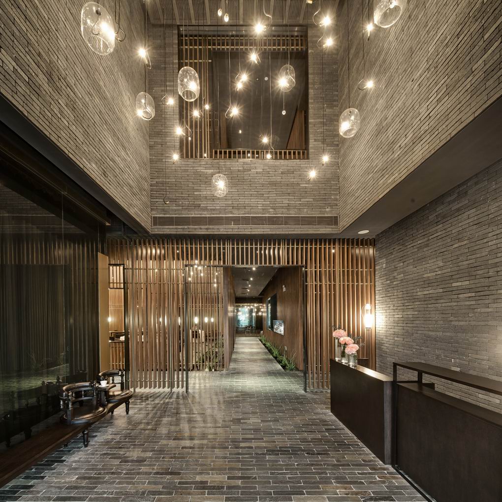 餐饮空间玄关图,深圳华苑一号餐饮空间