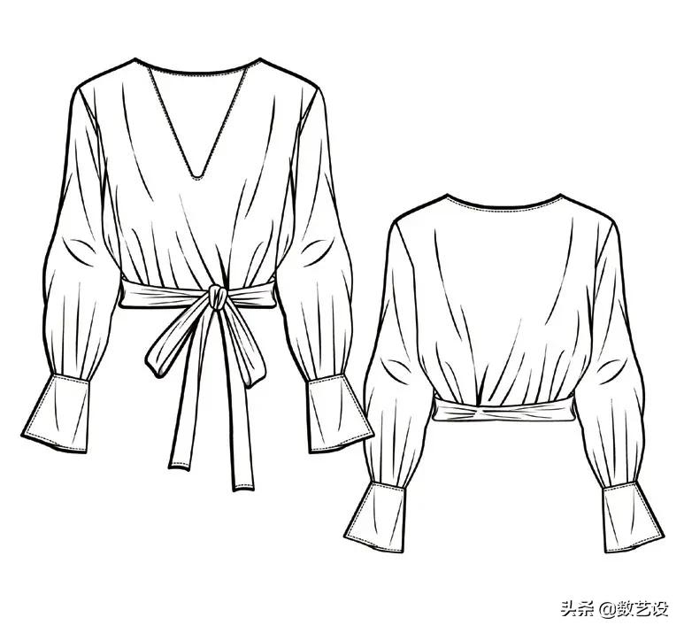 时装画如何构图,时装画手绘表现技法书