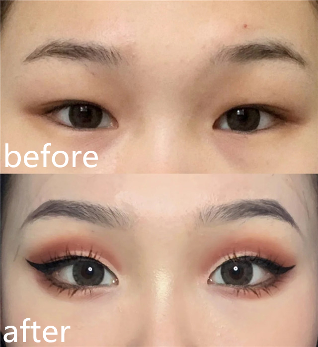 单眼皮内双贴双眼皮画眼影,单眼皮还是双眼皮更容易画眼影