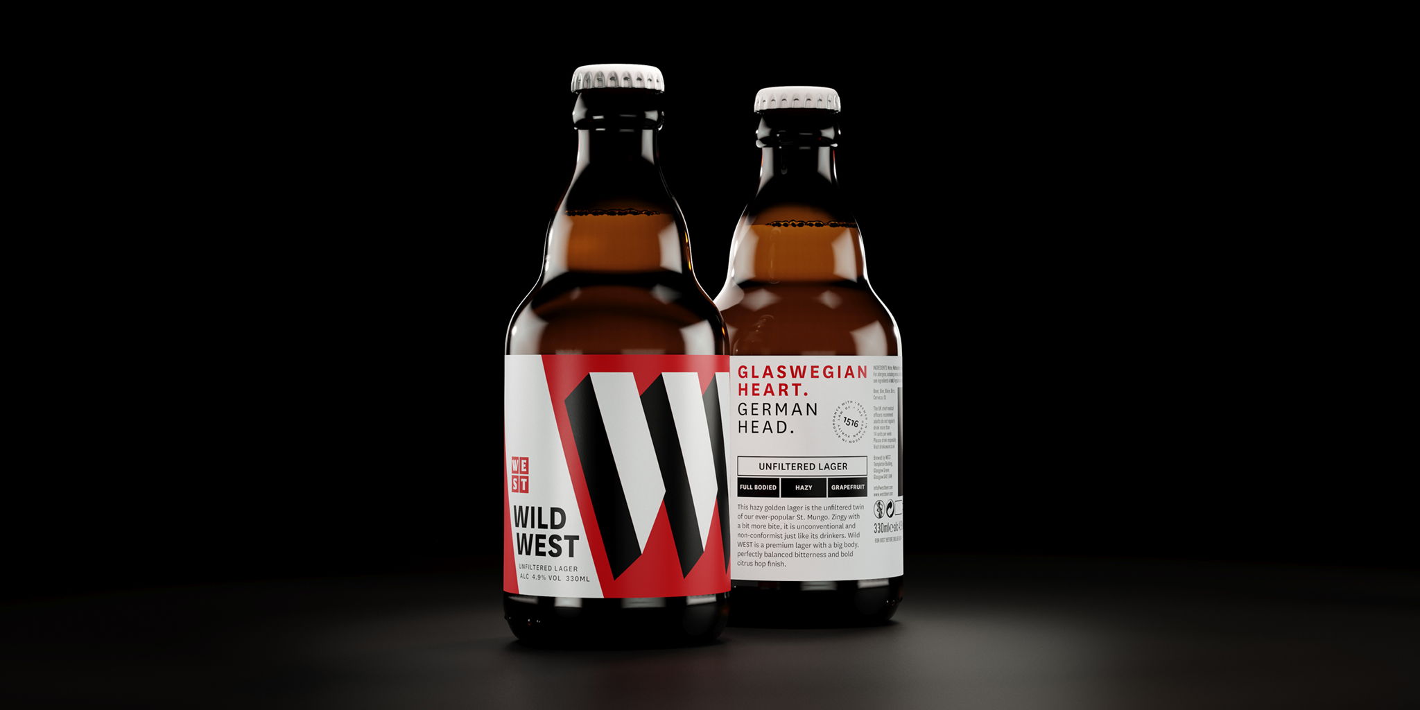 啤酒品牌视觉设计,鲜啤酒设计风格