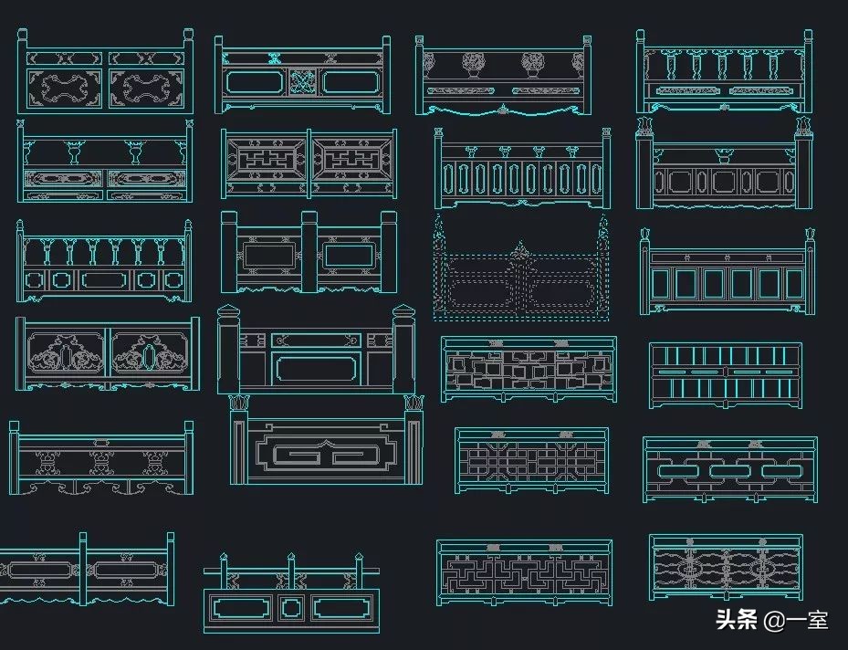 国外室内cad设计图,精选国内外经典家居cad平面图库