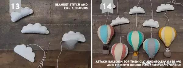 幼儿园气球手工贴画,创意手工气球印画