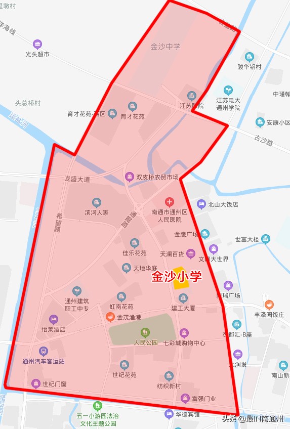南通市通州区2024年初中施教区,南通市通州区小学划片一览表最新
