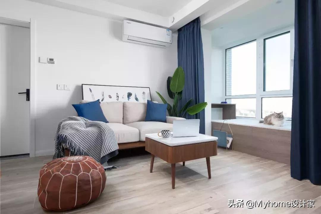 善用畸零地，北京68㎡扩容两房，猫柱让主子也疯狂！