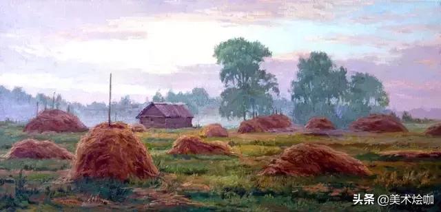 世界十大风景油画俄罗斯,俄罗斯油画大师笔下的雪景画作品