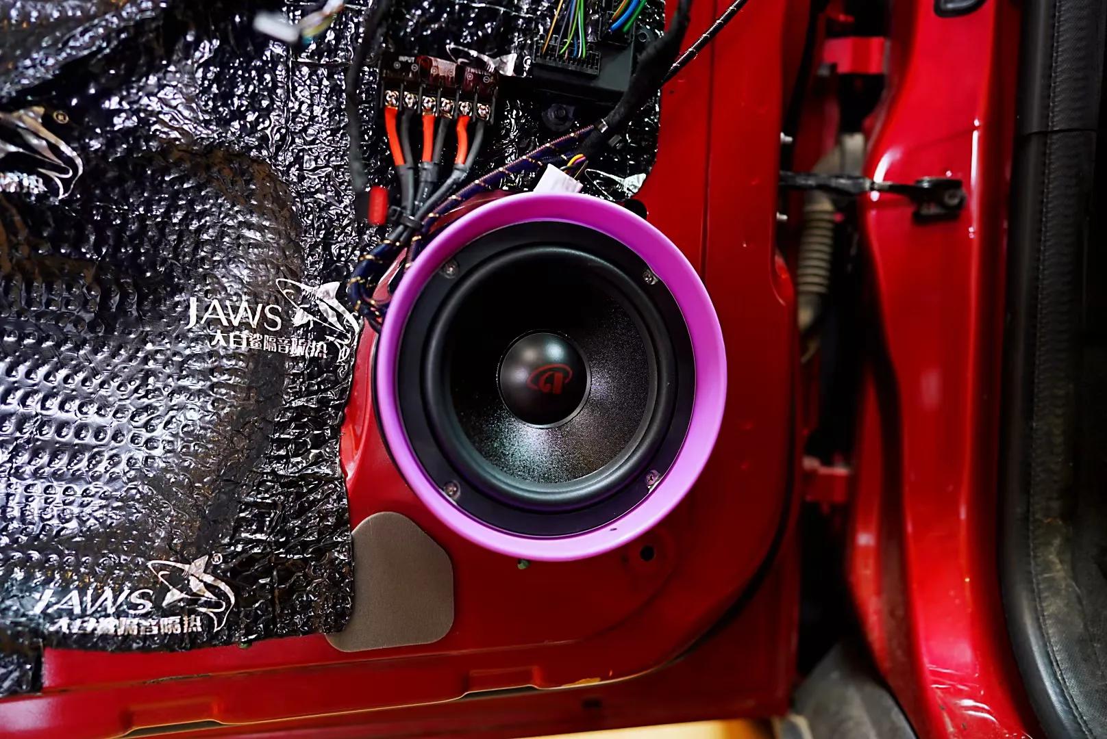 福特福克斯改装埃曼德高汽车音响,6喇叭+DSP超值套餐方案