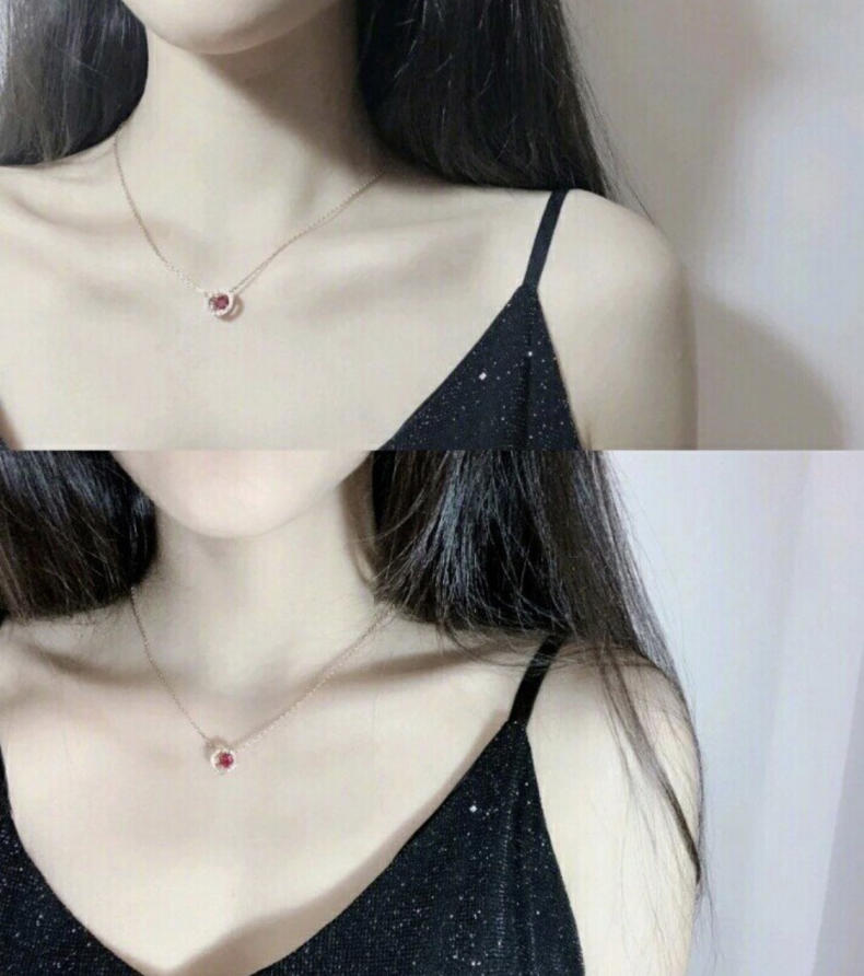 冬天的锁骨链也可以很美,美到惊艳的锁骨链