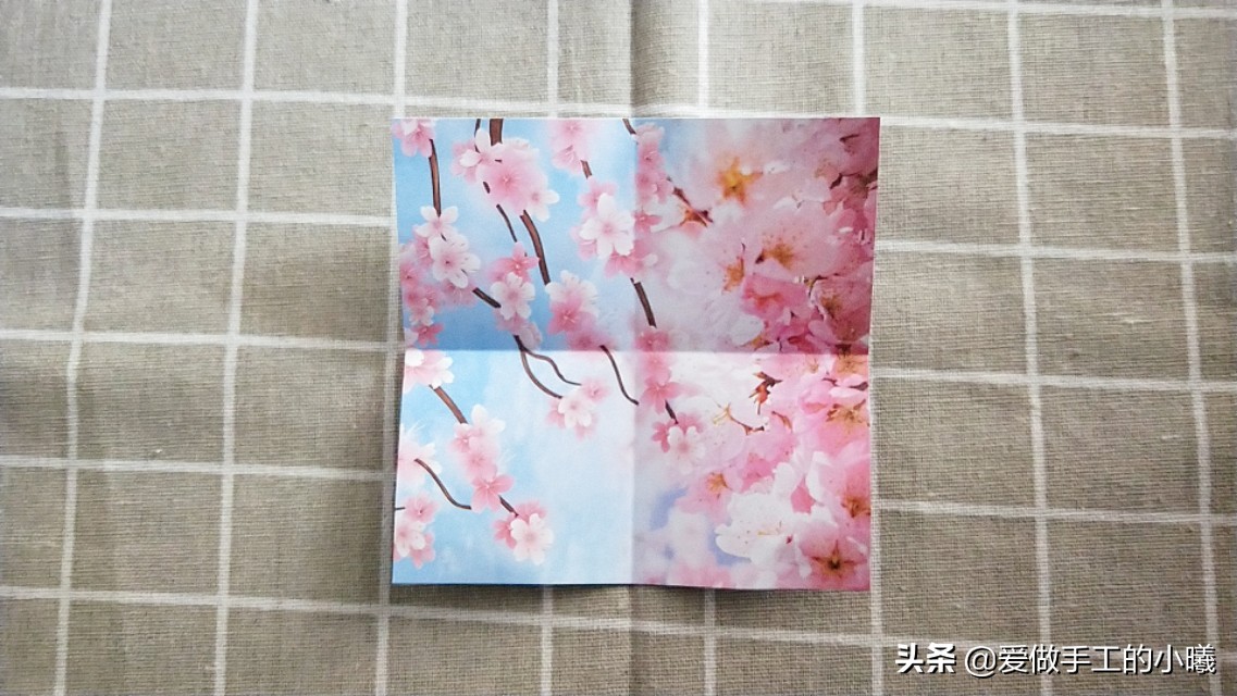 古风雨伞折纸小花伞,折纸小花伞的制作过程怎么写