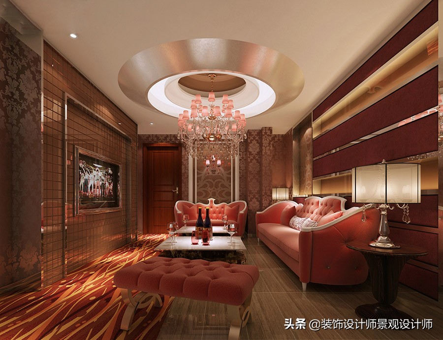 ktv室内设计案例效果图,ktv室内设计