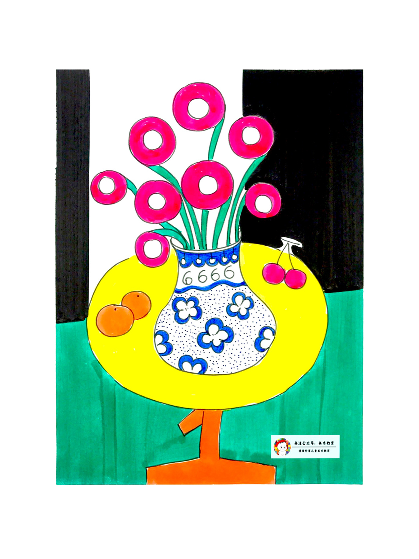 用马克笔涂色的数字画,马克笔1-10数字画