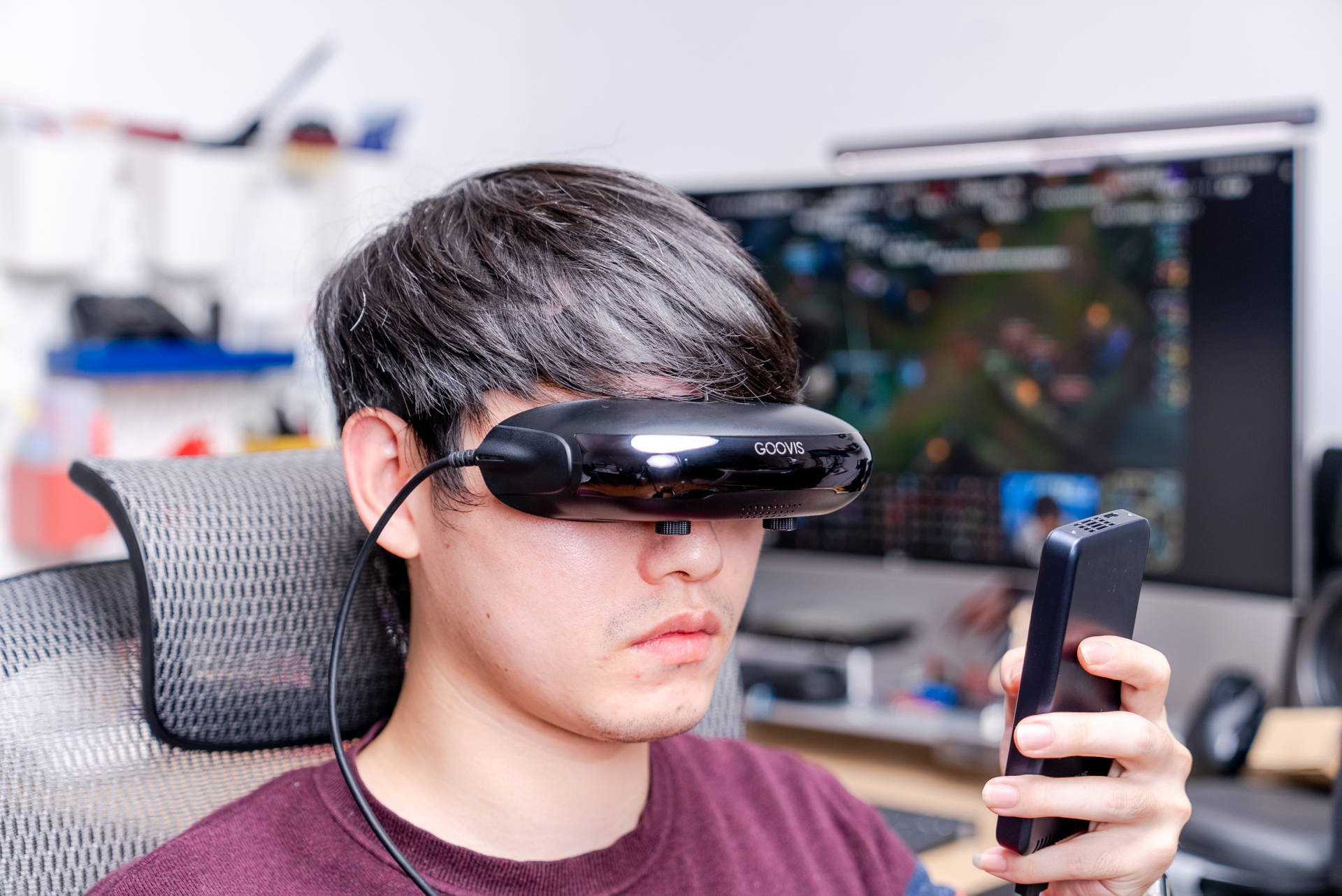 goovispro头戴显示器评测,移动便携屏