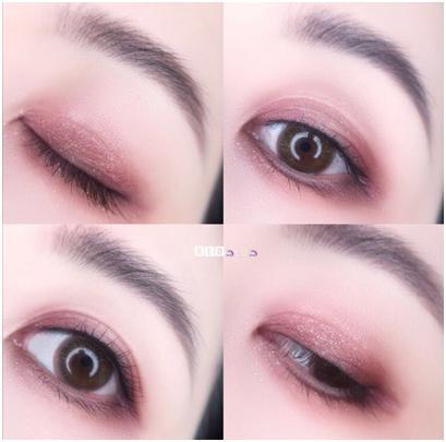 可以轻松搞定全妆的傻瓜式眼影盘,眼影教程日常化妆眼影盘