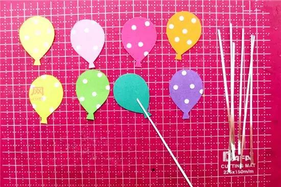 幼儿园气球手工贴画,气球创意手工