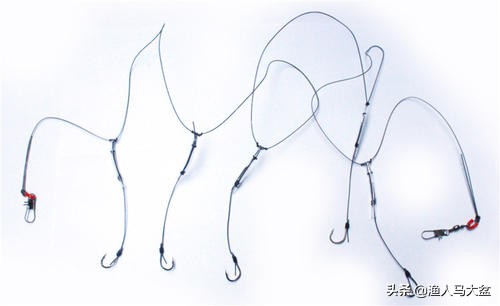抛竿爆炸钩与串钩搭配使用图,海竿爆炸钩一般用什么鱼钩比较好