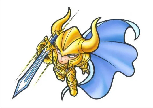 黄金圣斗士卡通图,卡通圣斗士