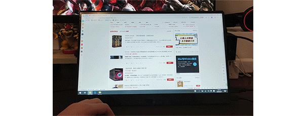 switch游戏机便携版测评,办公和玩switch的显示屏