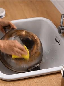 煮茶叶蛋的锅留下了污渍怎么去掉,如何去除不锈钢锅上的顽固污渍