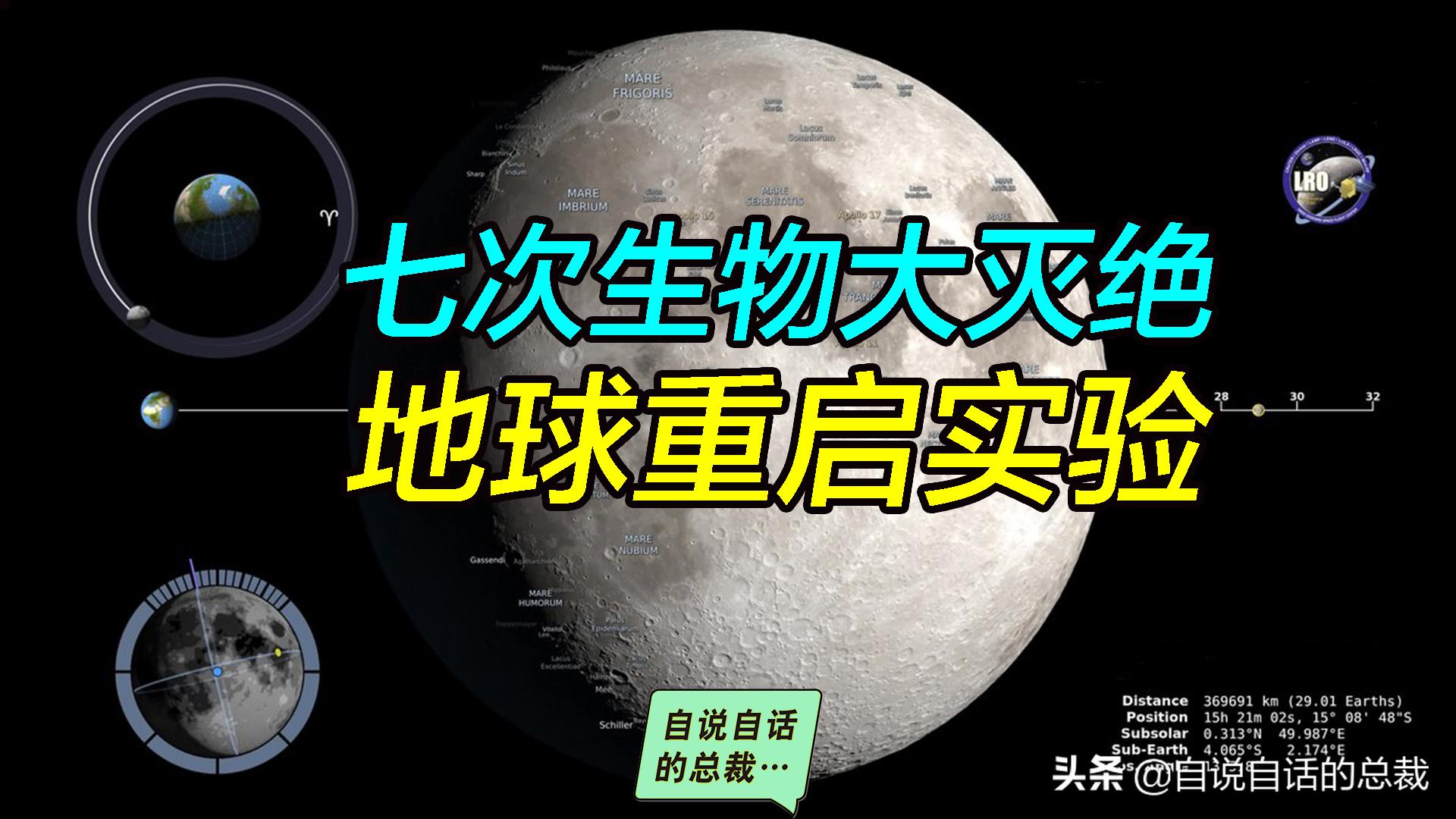 月球是重启地球的开关，地球曾被重启七次？月球背后的宇宙秘密