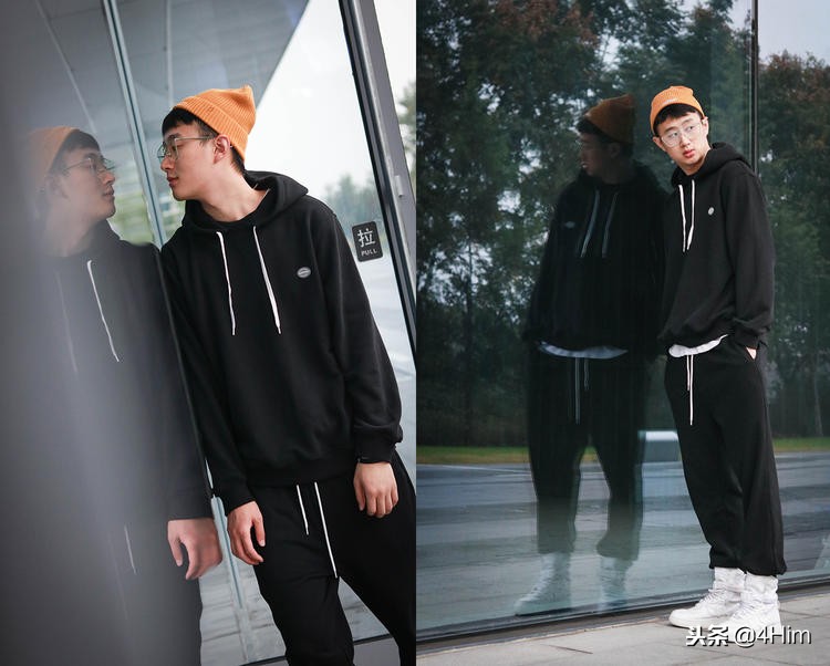 专卖店阿迪加绒加厚卫衣卫裤套装,卫衣打底卫裤加绒加厚套装