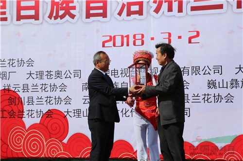 多年前，他花四十元收购四苗兰花，高峰期卖出了上百万一苗的价格