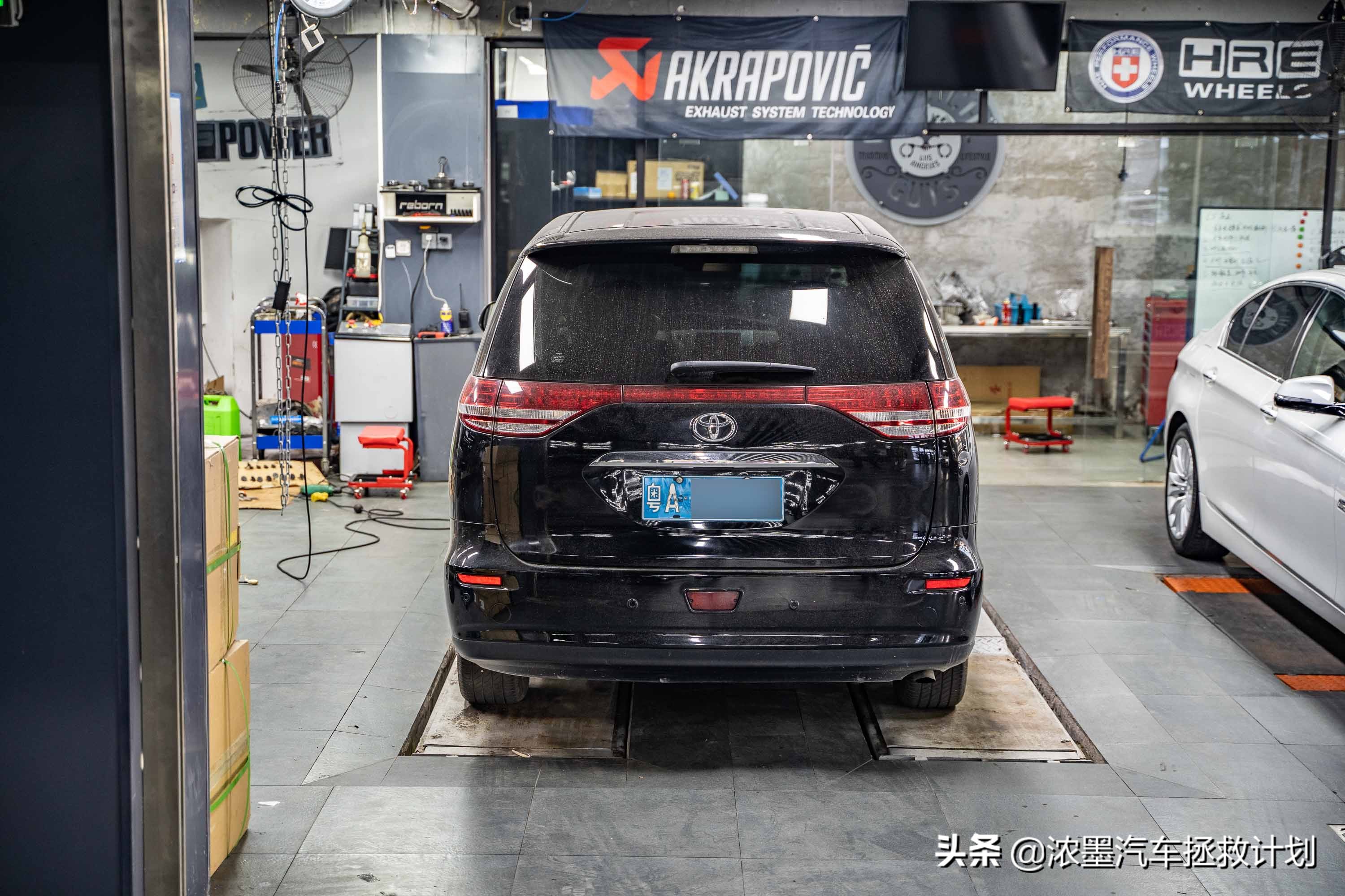 翻新一台老款丰田普瑞维亚,丰田普瑞维亚大翻新