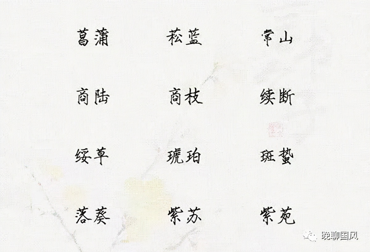 也许你不知道，药名也可以魂牵梦绕