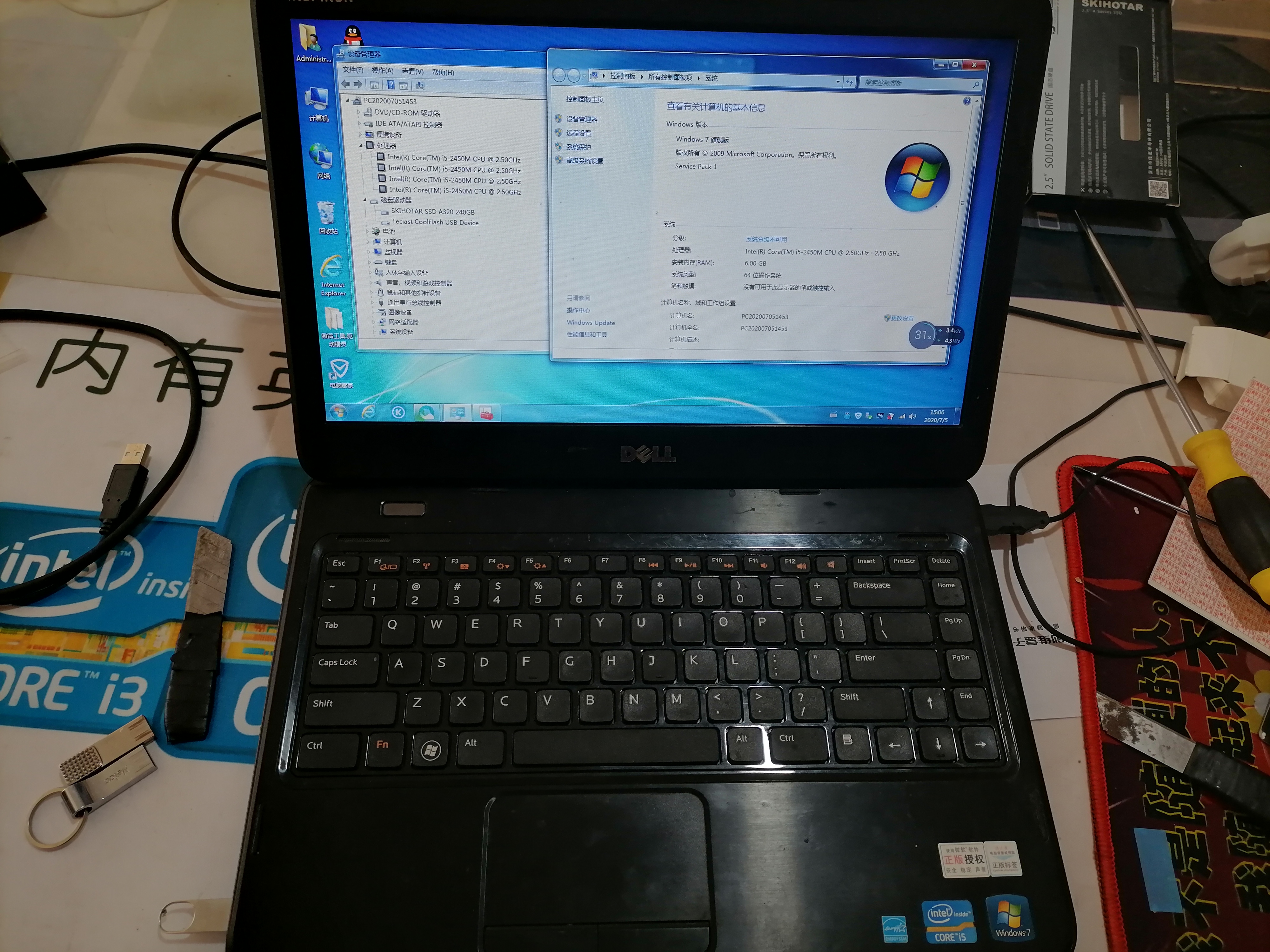 戴尔灵越11-3000series拆机,戴尔灵越4050升级换主板