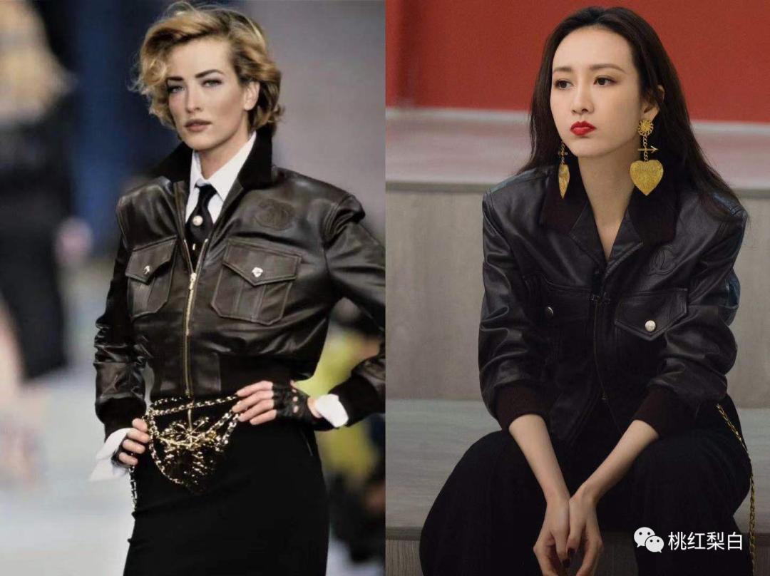 王鸥复古香奈儿,行走的种草机衣服