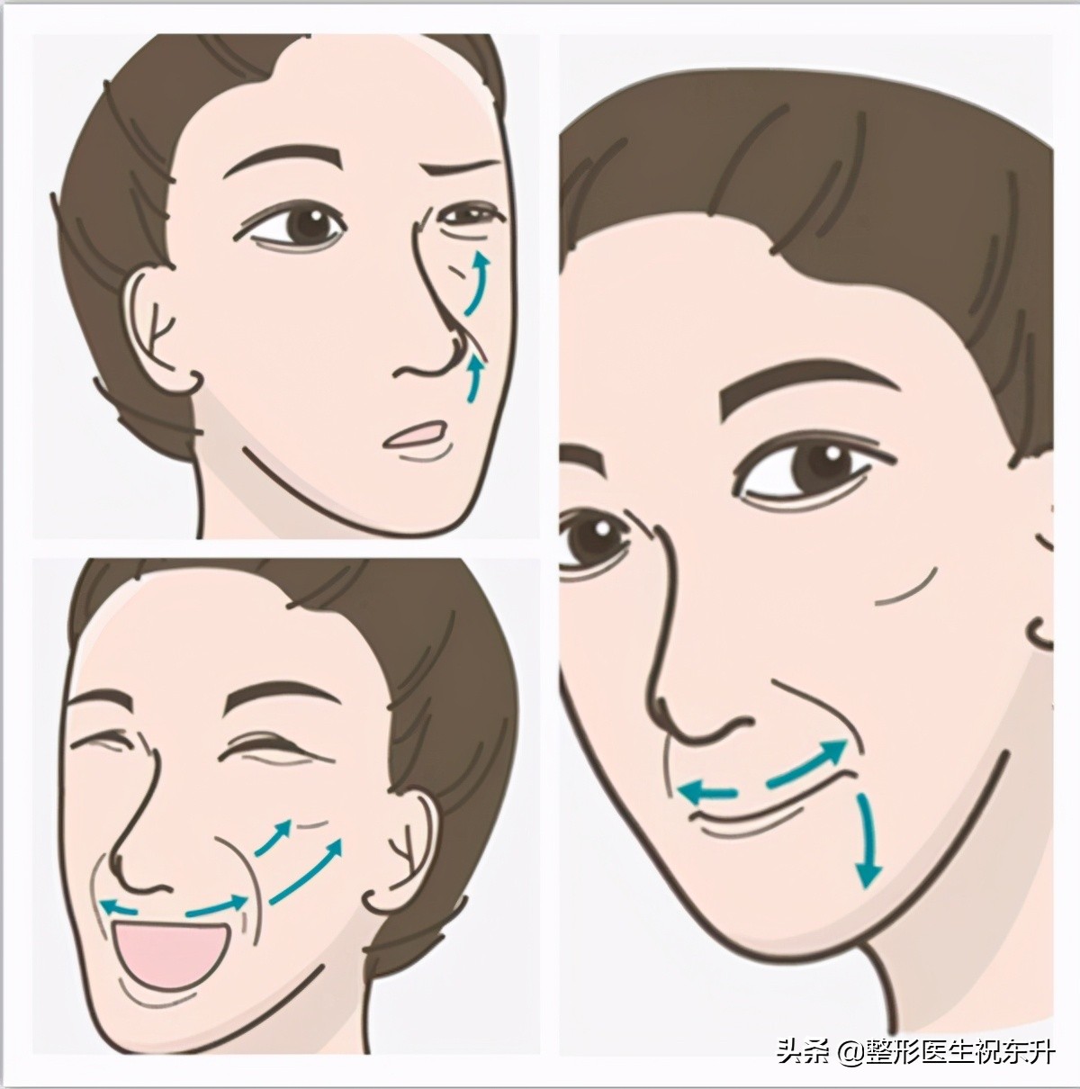 也许从一开始就错了图片,突然有了很深的法令纹