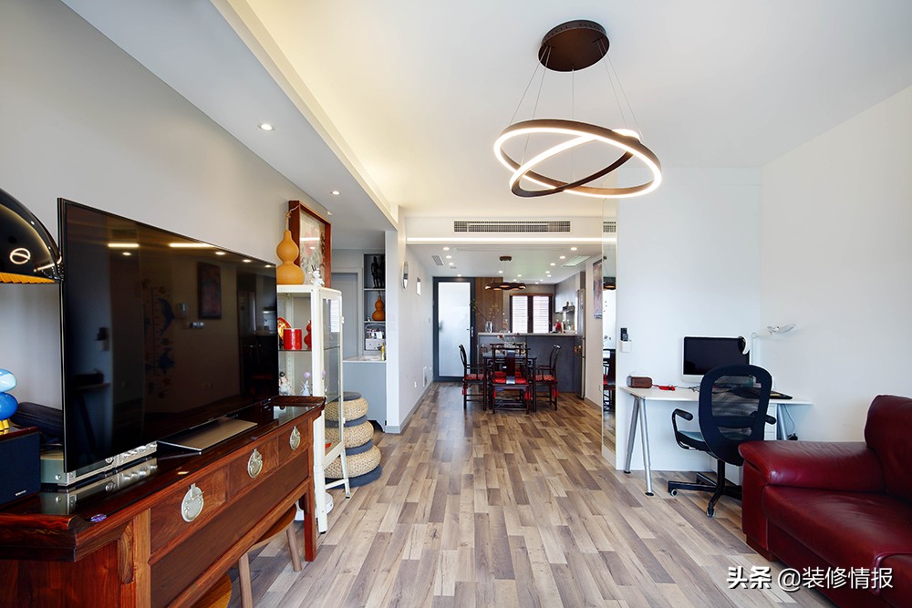 100平老旧学区房改造翻新,100平学区房改造