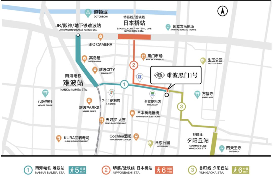 日本梅田心斋桥购物,日本大阪心斋桥购物