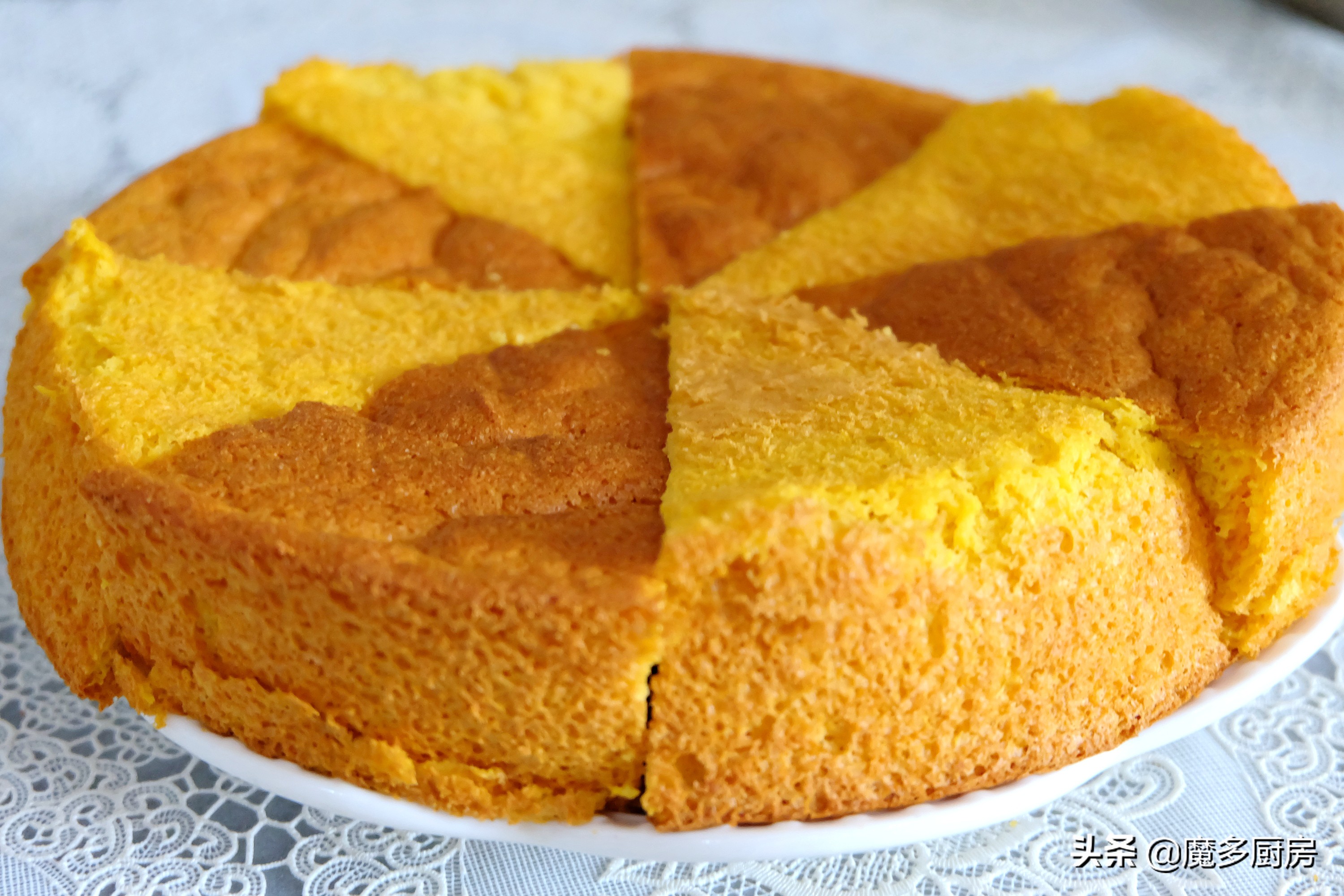 无糖粗粮蛋糕,无糖杂粮蛋糕的做法烤箱家庭版