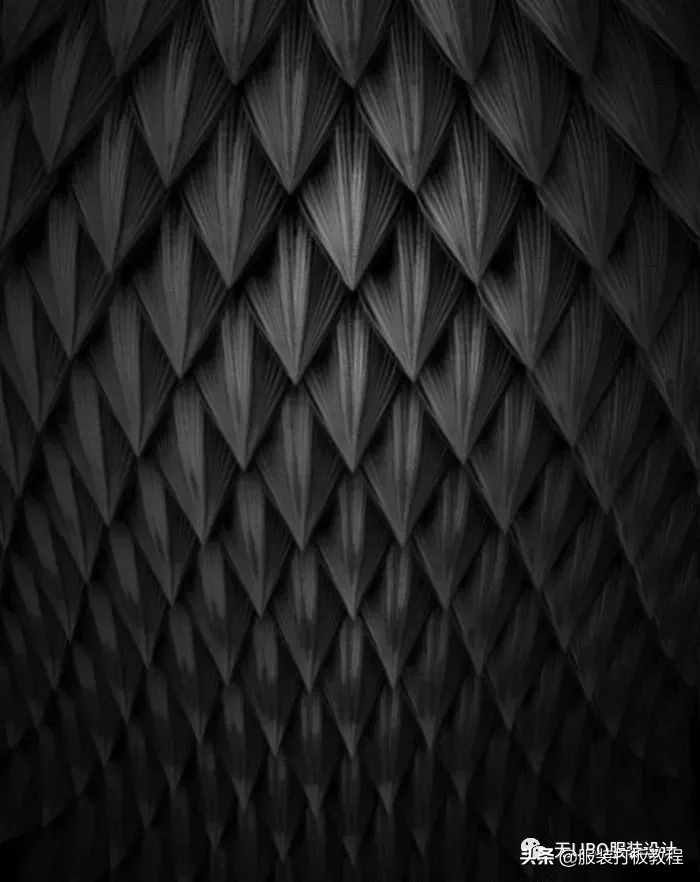 创意面料服装设计案例,服装面料肌理画图教程