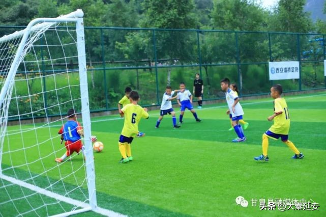 盛夏绿茵赛场挥汗如雨甘泉足球小将载誉归来